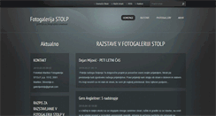 Desktop Screenshot of galerijastolp.com